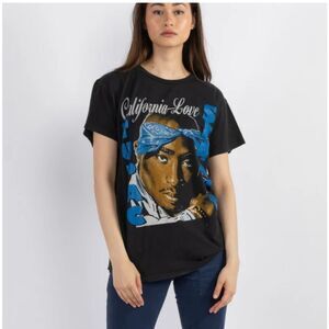 Madeworn California Love Tupac Shakur Black T-Shirt Unisex.